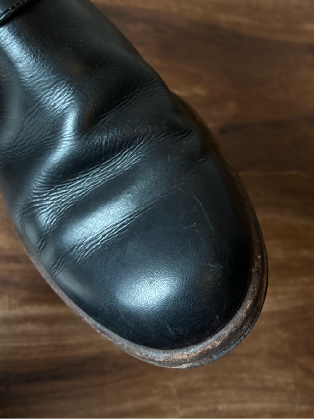 Men's Frye Wilson Engineer Chelsea Boots in Black (Size:7.5) - Picture 10 of 16